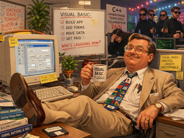 Visual Basic vs. hacker culture showdown