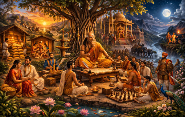 Epic wisdom and governance under banyan tree