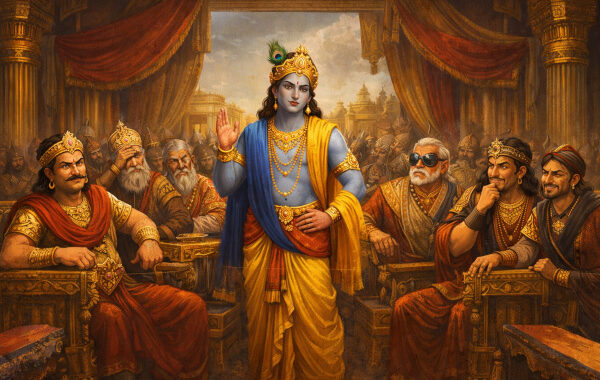 Krishna’s mediation in the royal court