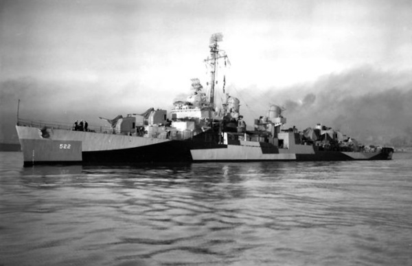 USS William D. Porter in rough seas